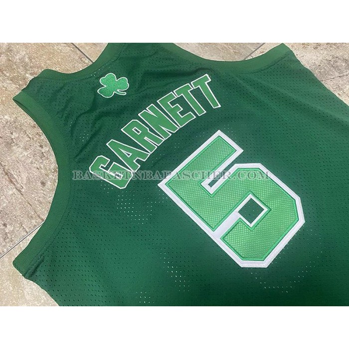 Maillot Boston Celtics Kevin Garnett NO 5 Mitchell & Ness 2012 Vert